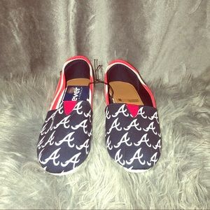 Atlanta Braves Baseball Canvas Shoes ❤️
